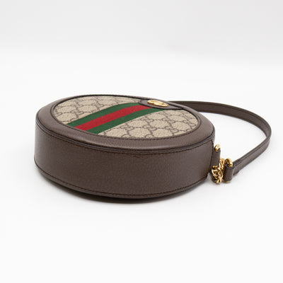 Ophidia Mini Round Shoulder Bag GG Supreme