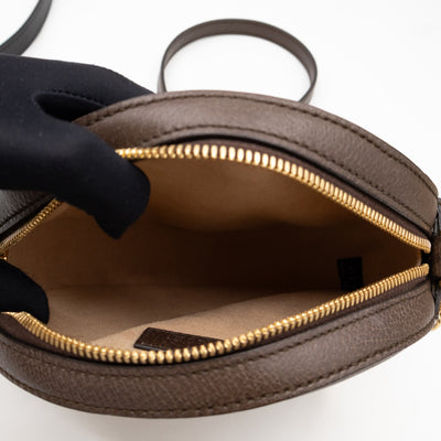 Ophidia Mini Round Shoulder Bag GG Supreme