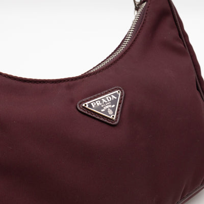 Re-Edition 2005 Nylon Bag Burgundy