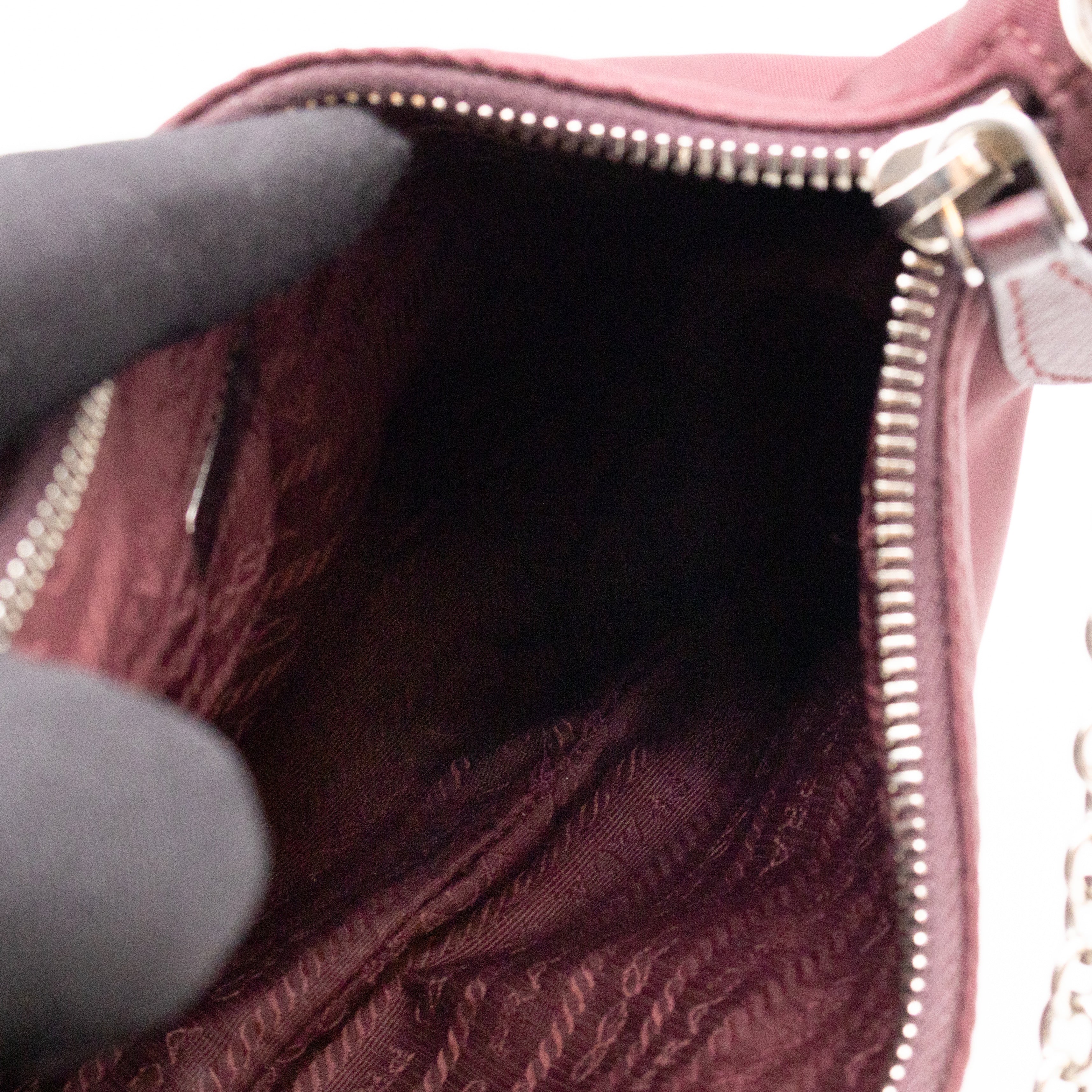 Re-Edition 2005 Nylon Bag Burgundy