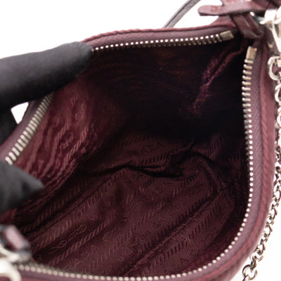 Re-Edition 2005 Nylon Bag Burgundy