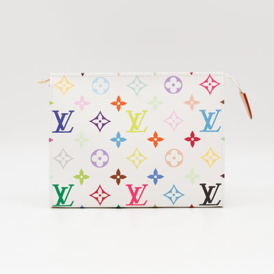 LV x TM Toiletry Pouch 19 Multicolore White