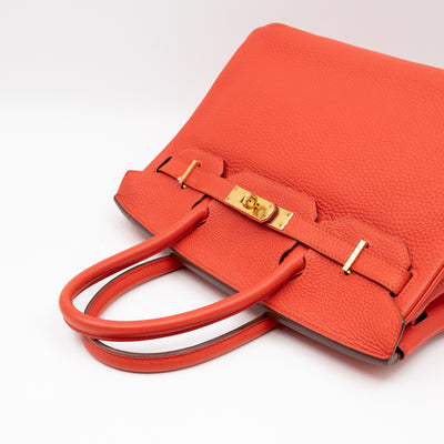 Birkin 30 Rose Jaipur Togo Leather
