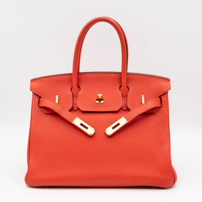 Birkin 30 Rose Jaipur Togo Leather