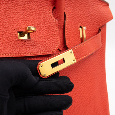 Birkin 30 Rose Jaipur Togo Leather