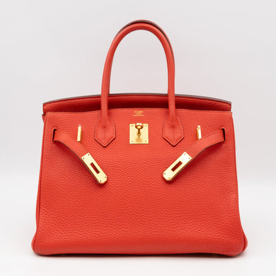 Birkin 30 Rose Jaipur Togo Leather