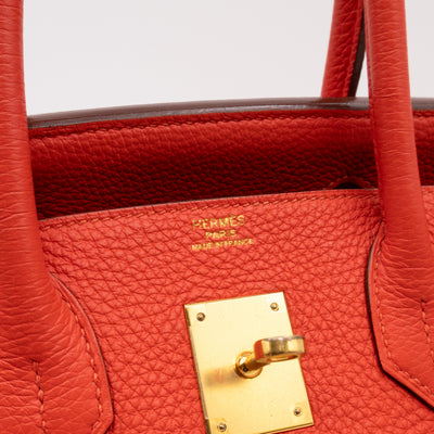 Birkin 30 Rose Jaipur Togo Leather
