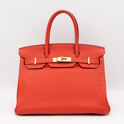 Birkin 30 Rose Jaipur Togo Leather