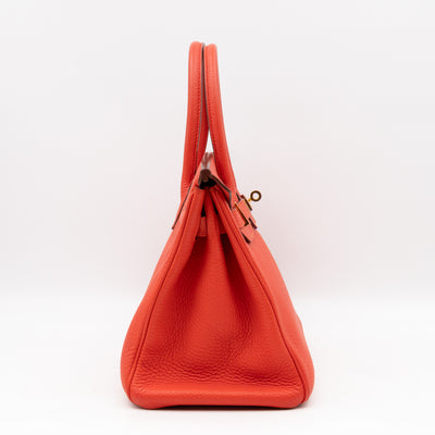 Birkin 30 Rose Jaipur Togo Leather