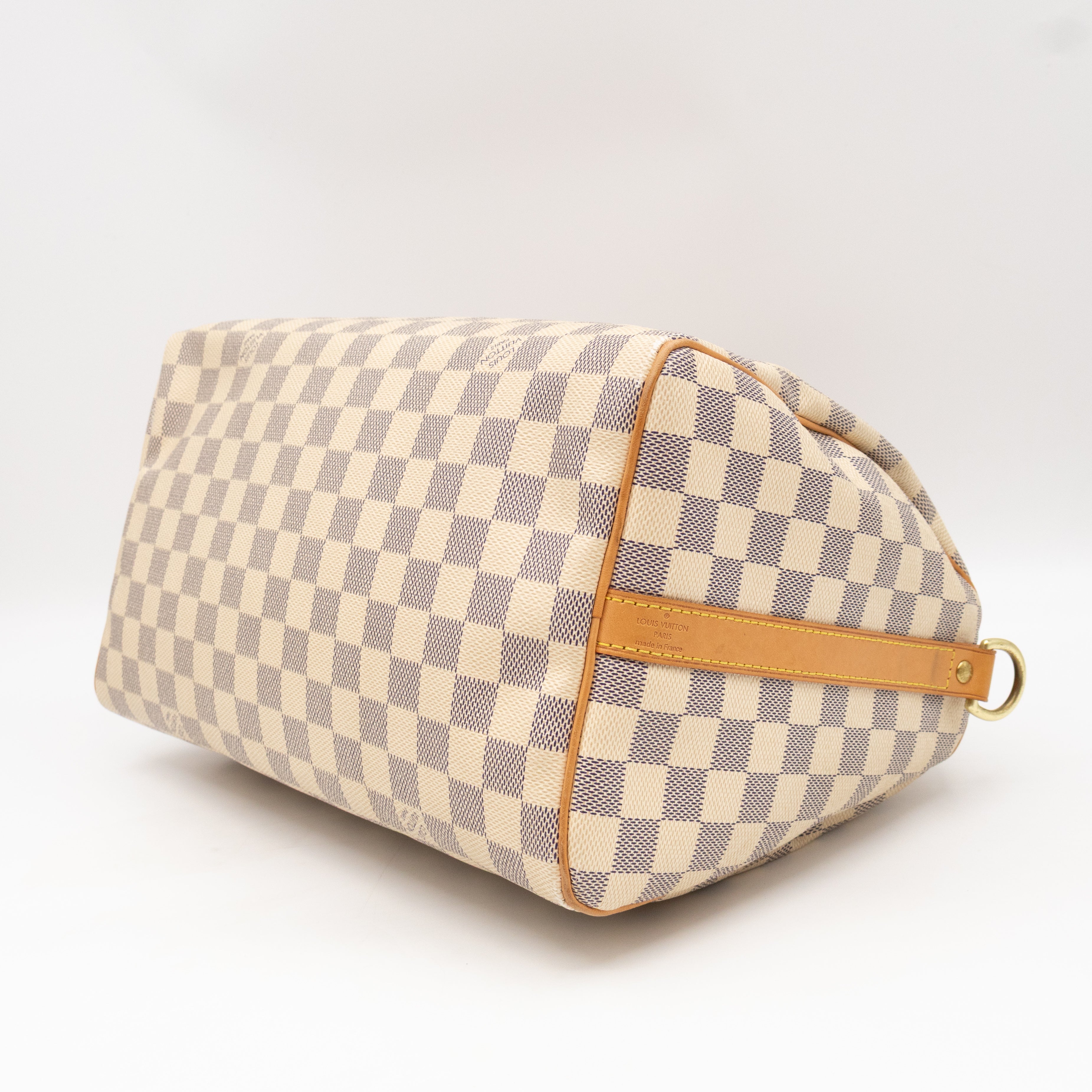 Speedy 30 Bandouliere Damier Azur