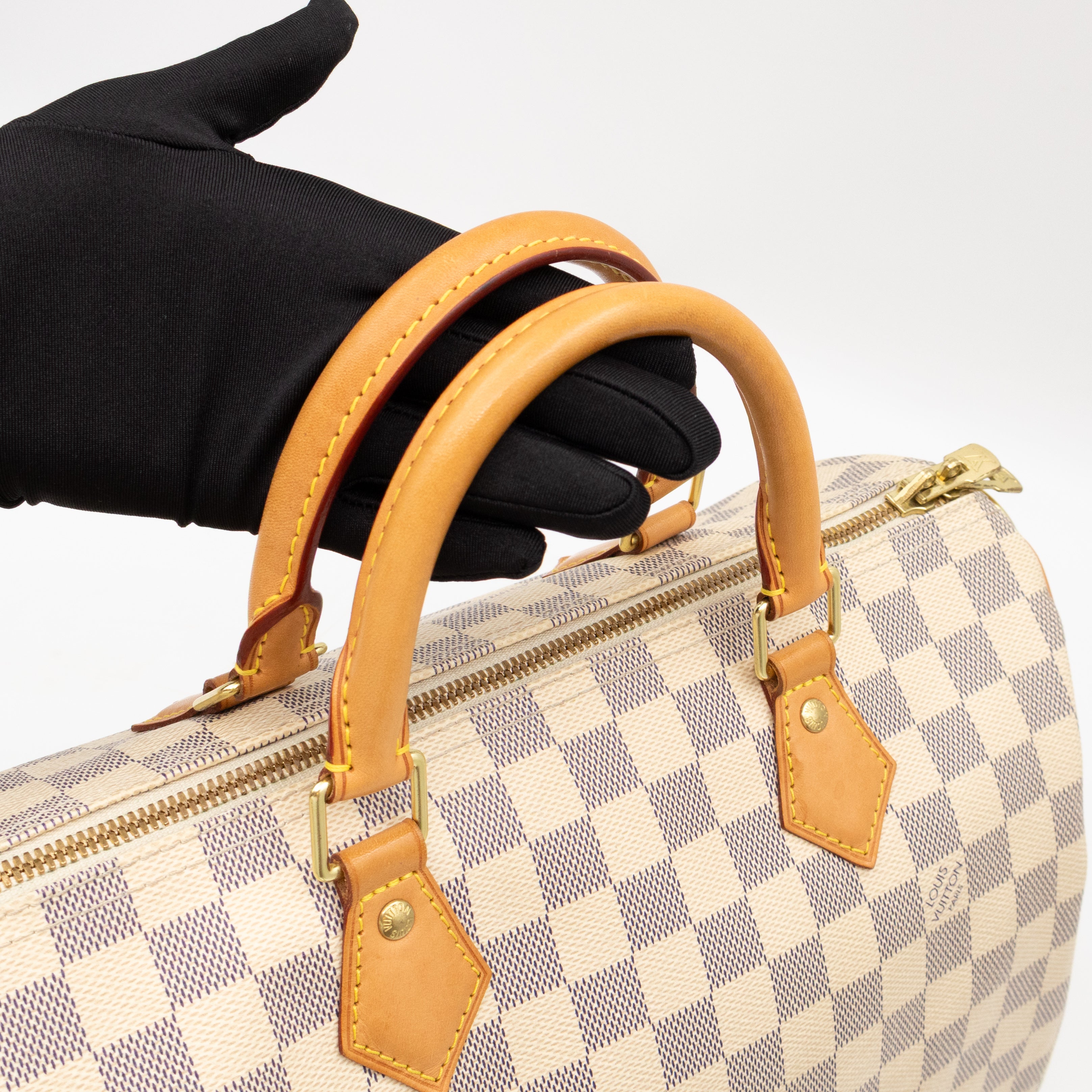 Speedy 30 Bandouliere Damier Azur