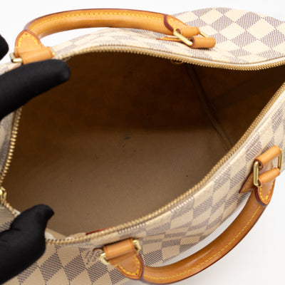 Speedy 30 Bandouliere Damier Azur