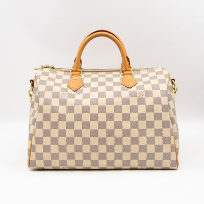 Speedy 30 Bandouliere Damier Azur