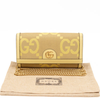 Ophidia Continental Wallet on Chain Yellow