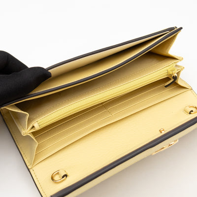 Ophidia Continental Wallet on Chain Yellow