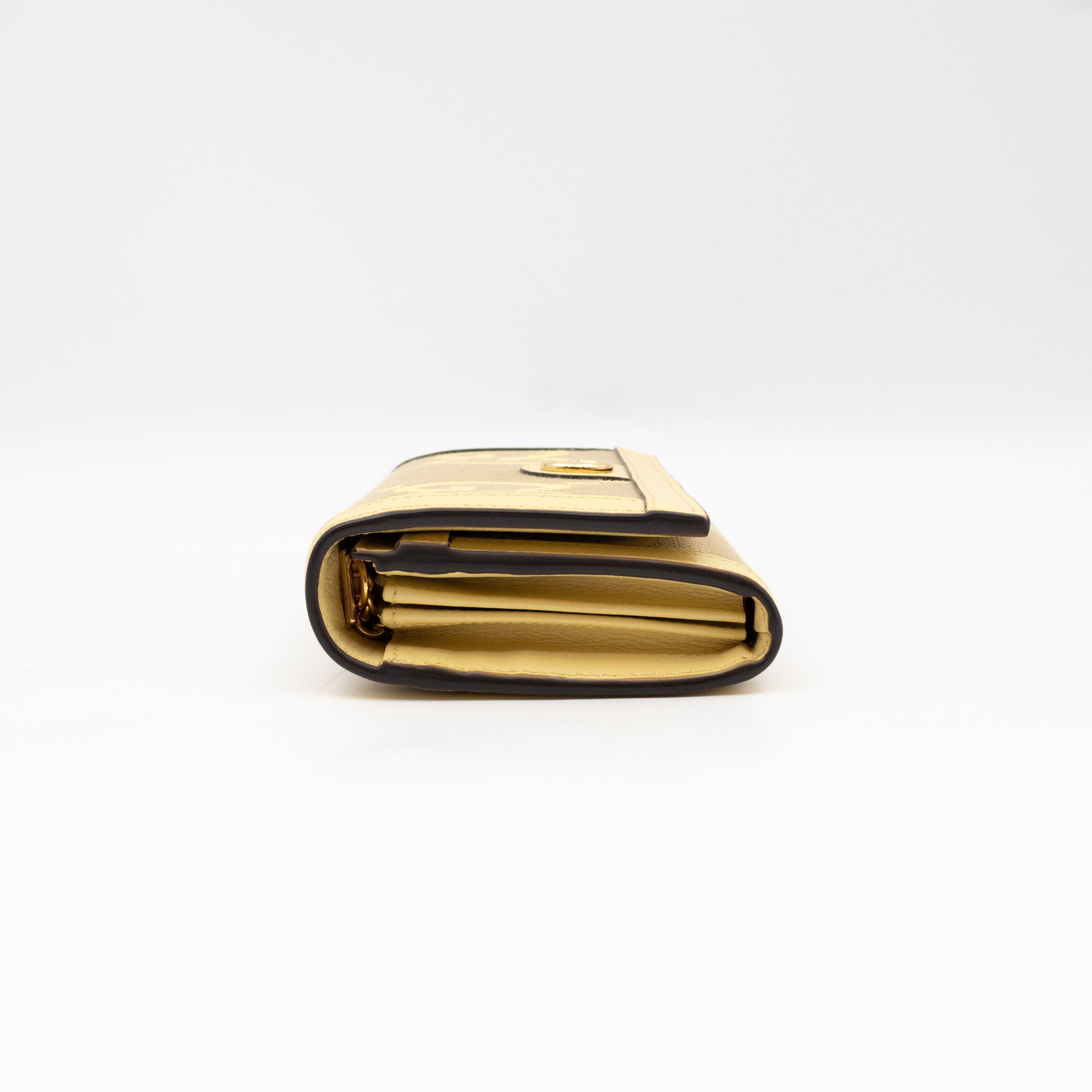 Ophidia Continental Wallet on Chain Yellow