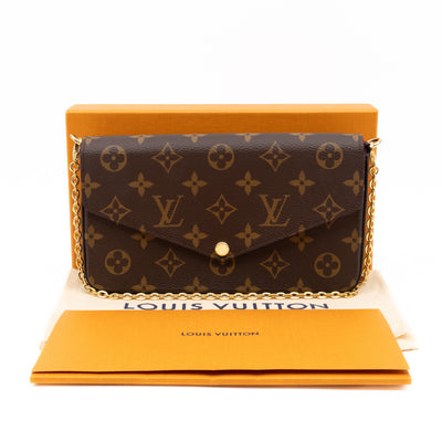 Pochette Felicie Monogram Fuchsia