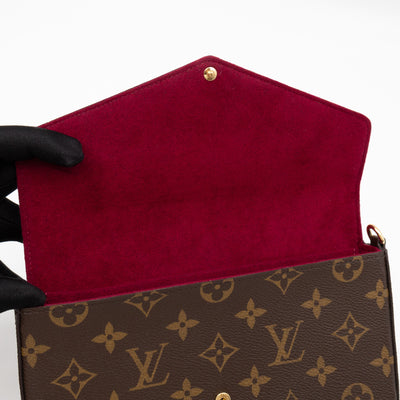Pochette Felicie Monogram Fuchsia