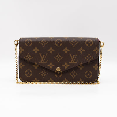 Pochette Felicie Monogram Fuchsia