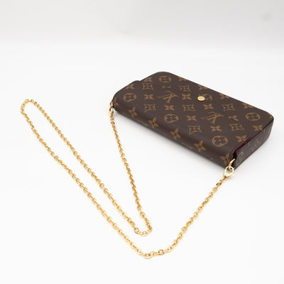 Pochette Felicie Monogram Fuchsia