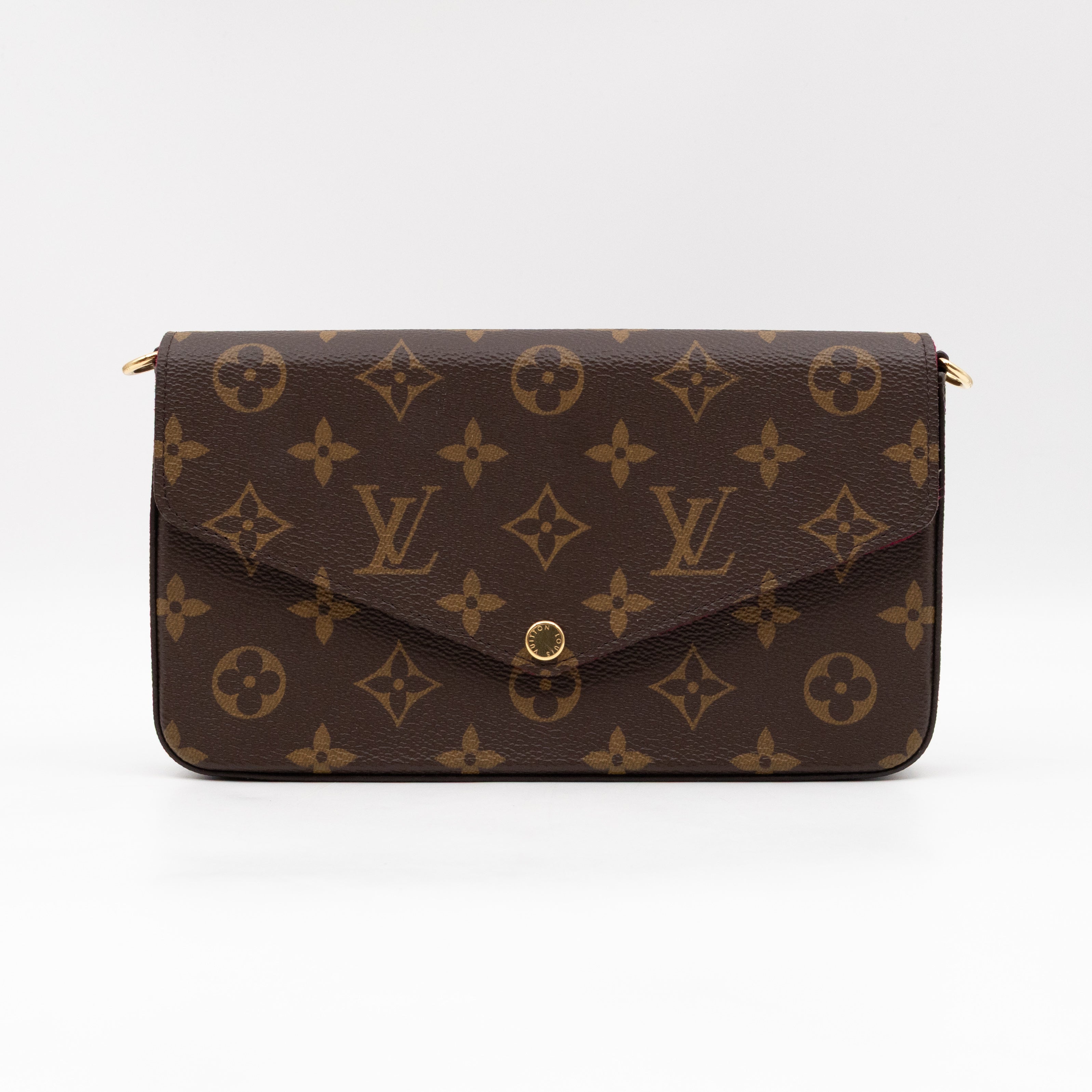 Pochette Felicie Monogram Fuchsia
