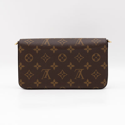 Pochette Felicie Monogram Fuchsia