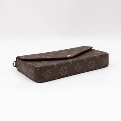 Pochette Felicie Monogram Fuchsia