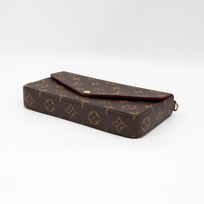 Pochette Felicie Monogram Fuchsia