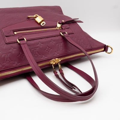 Lumineuse PM Monogram Empreinte Burgundy