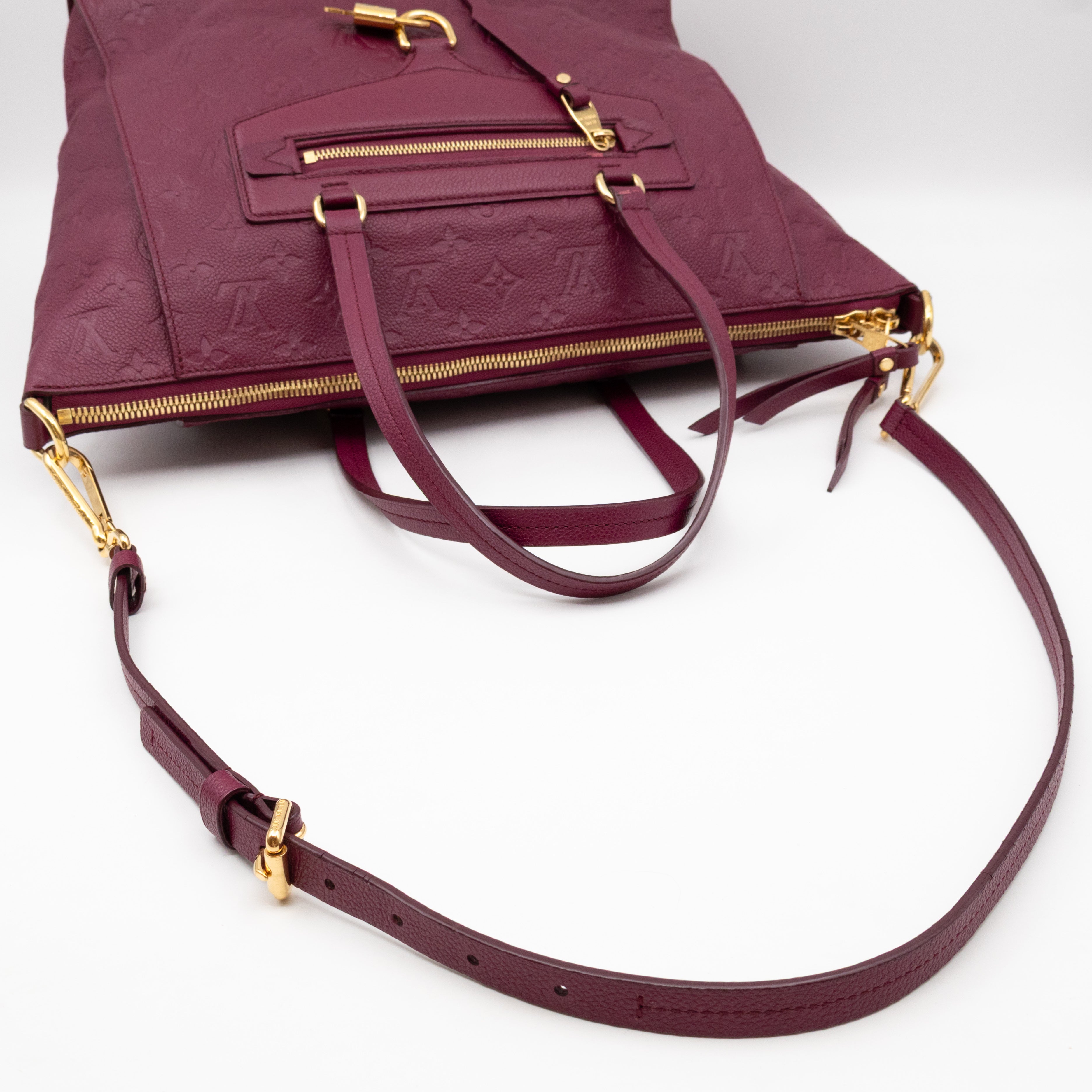 Lumineuse PM Monogram Empreinte Burgundy