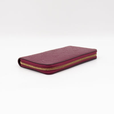 Zippy Organizer Wallet Monogram Empreinte Burgundy
