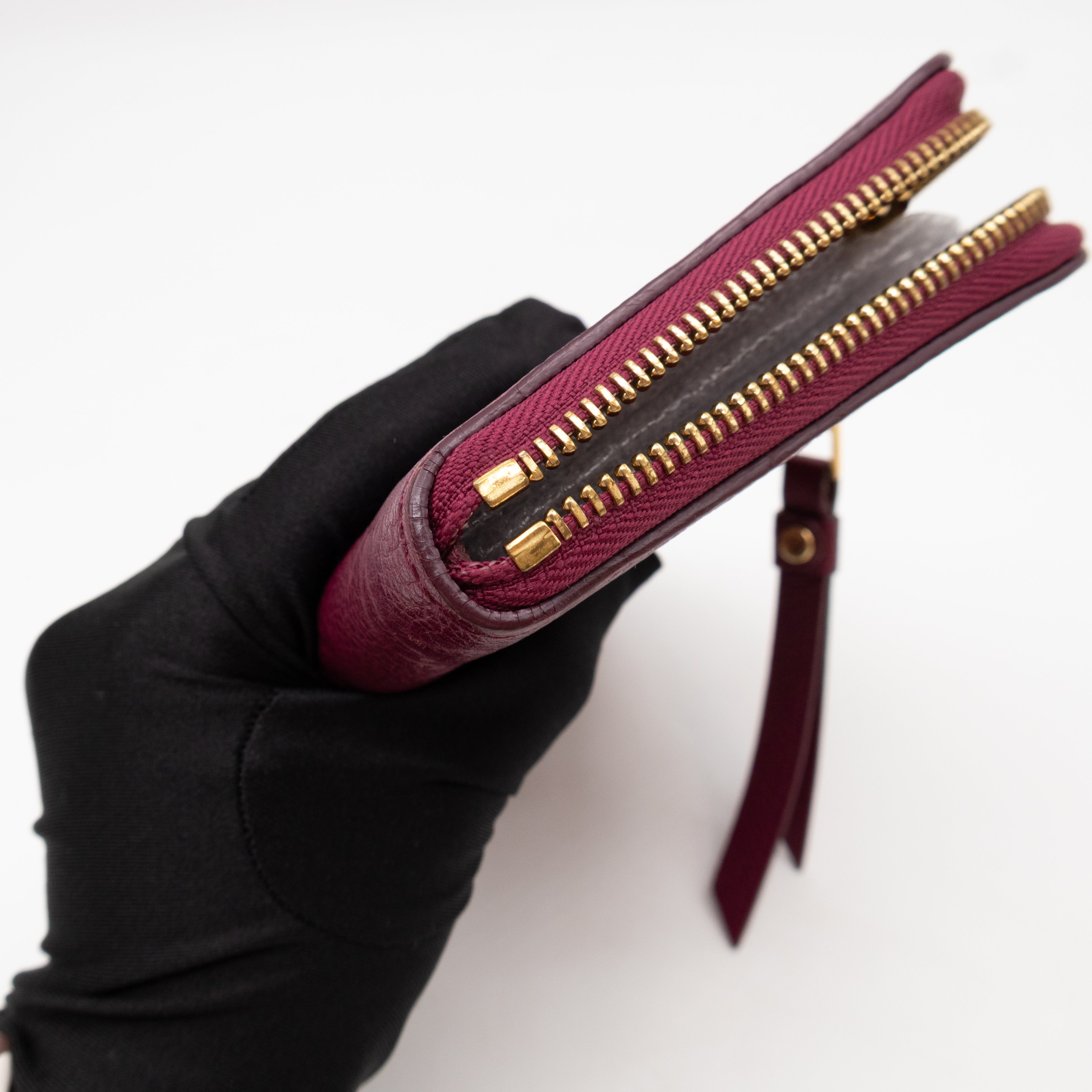 Zippy Organizer Wallet Monogram Empreinte Burgundy