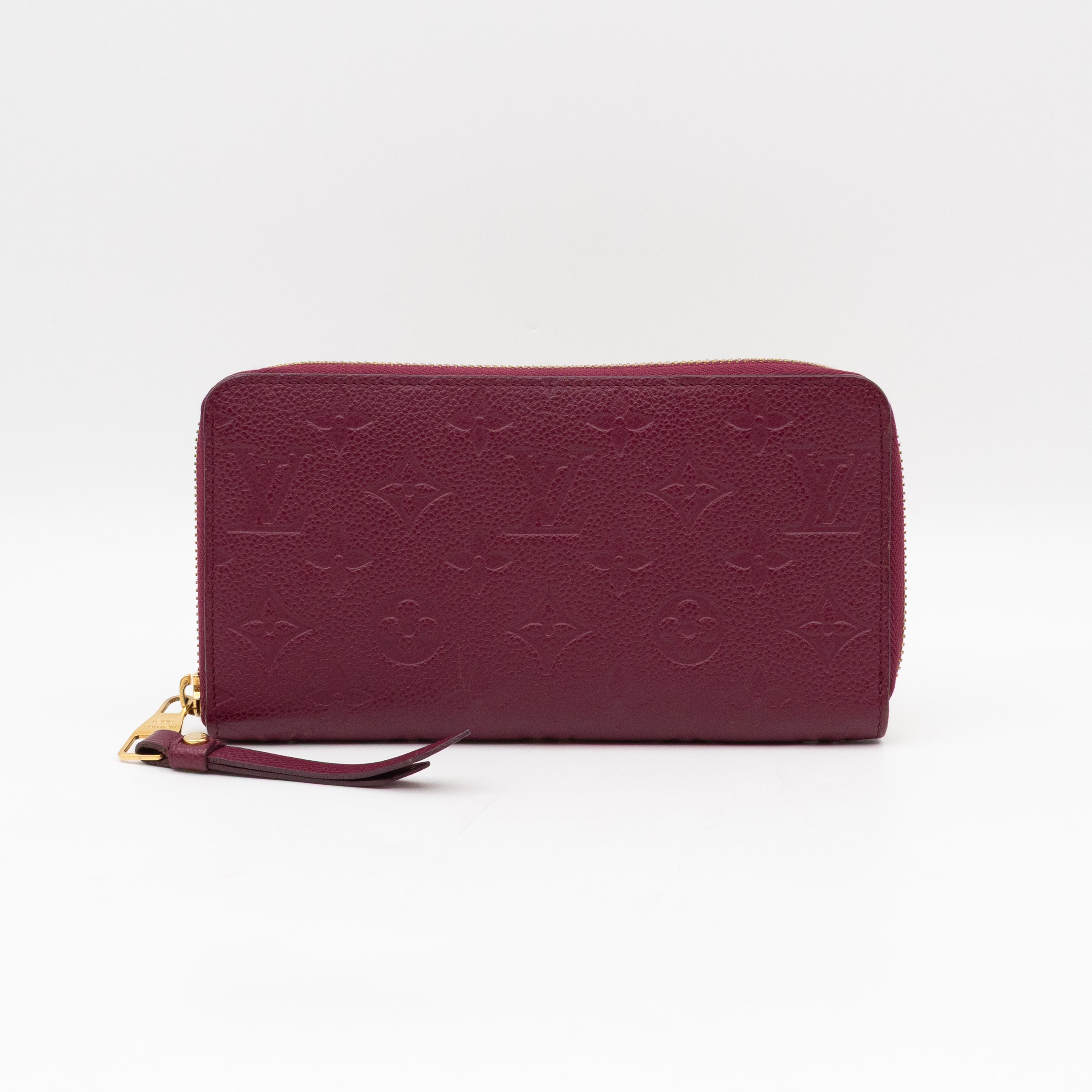 Zippy Organizer Wallet Monogram Empreinte Burgundy