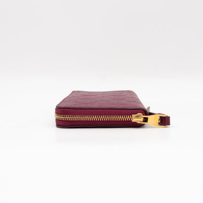 Zippy Organizer Wallet Monogram Empreinte Burgundy