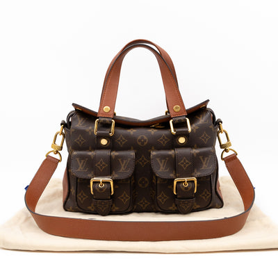 Manhattan NM Monogram Caramel
