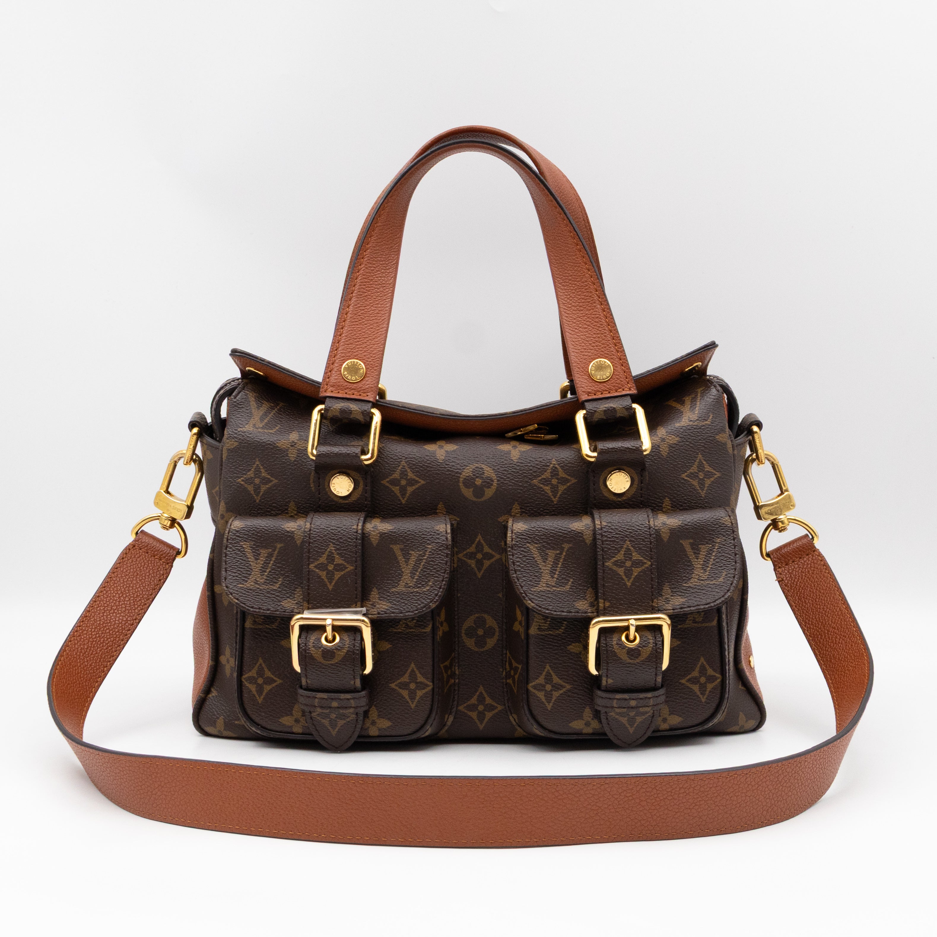 Manhattan NM Monogram Caramel