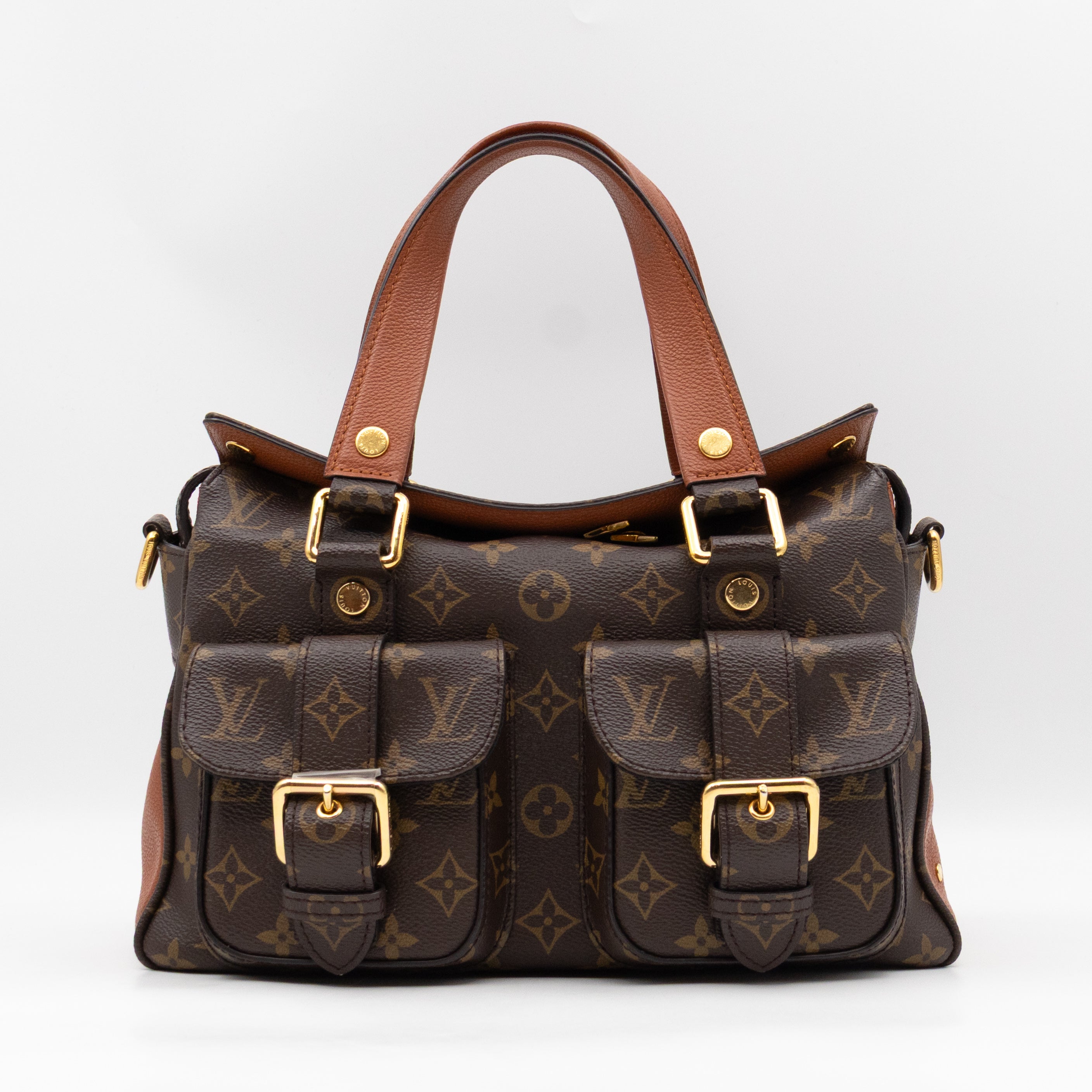 Manhattan NM Monogram Caramel