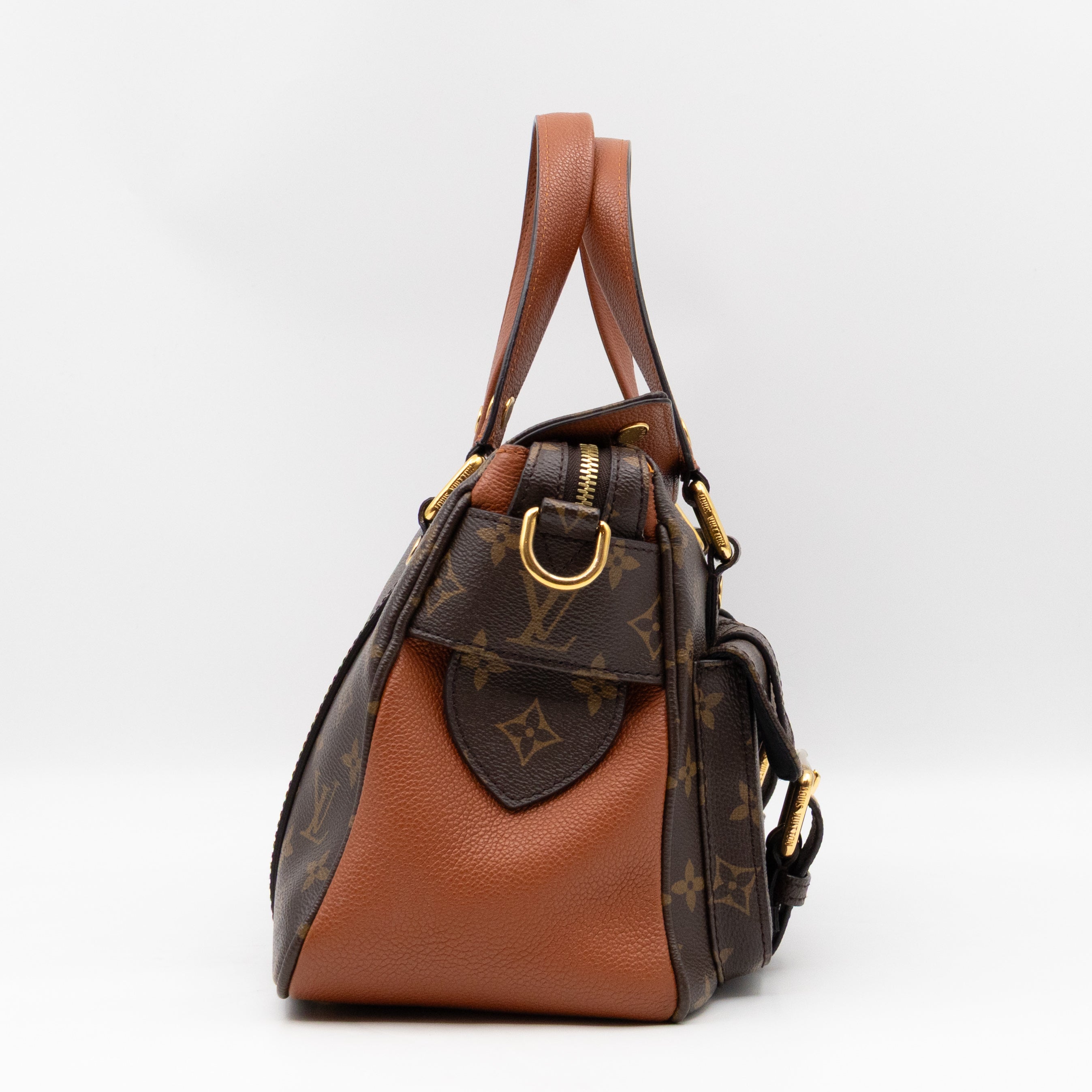 Manhattan NM Monogram Caramel