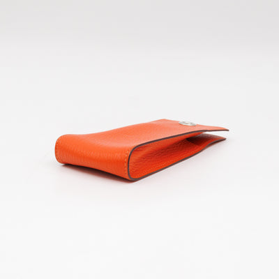Planet Phone Case Orange Leather
