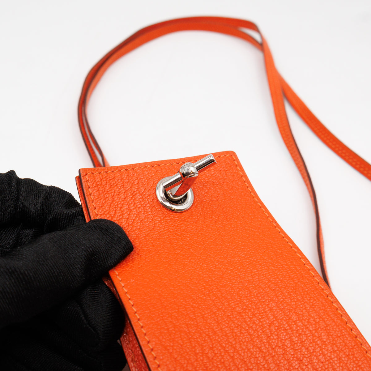 Planet Phone Case Orange Leather
