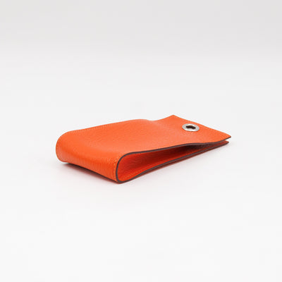 Planet Phone Case Orange Leather
