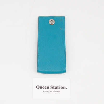 Planet Phone Case Blue Leather