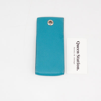 Planet Phone Case Blue Leather