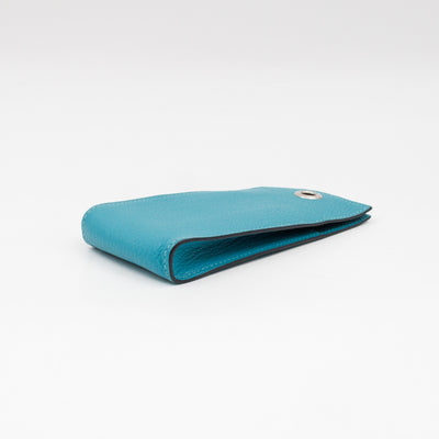 Planet Phone Case Blue Leather