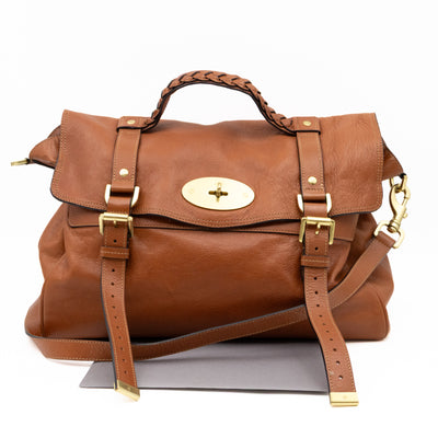 Alexa Oversized Oak Leather