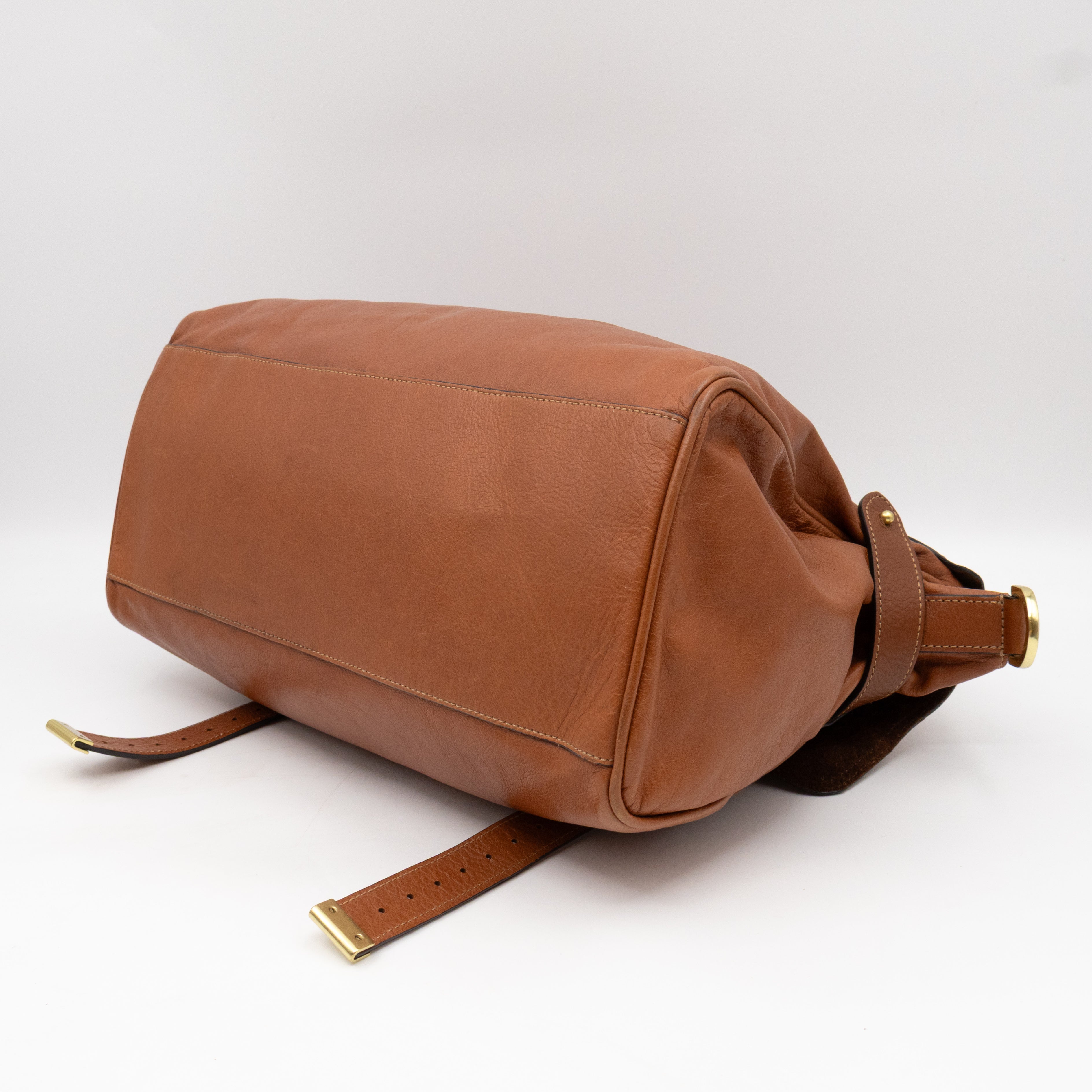 Alexa Oversized Oak Leather
