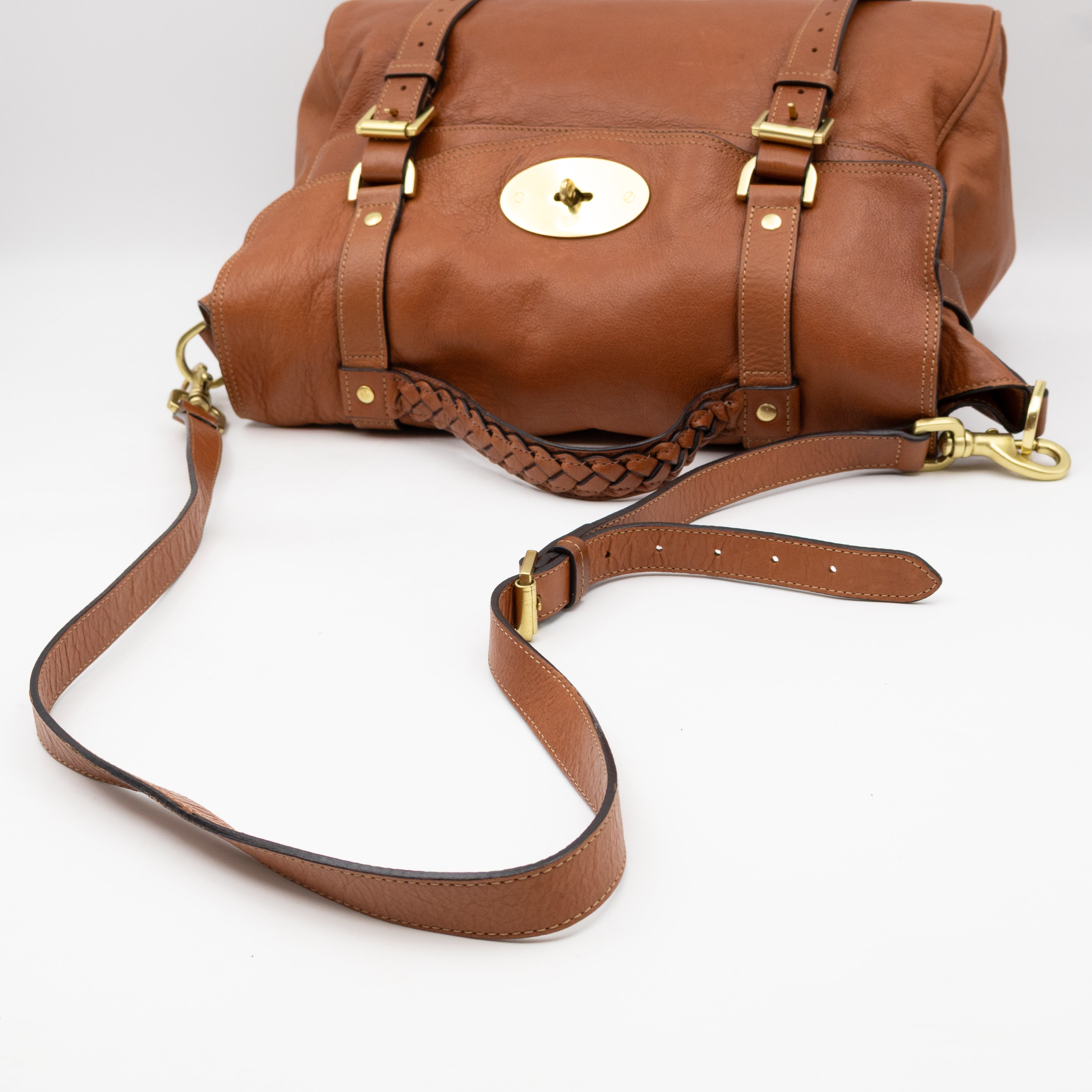Alexa Oversized Oak Leather