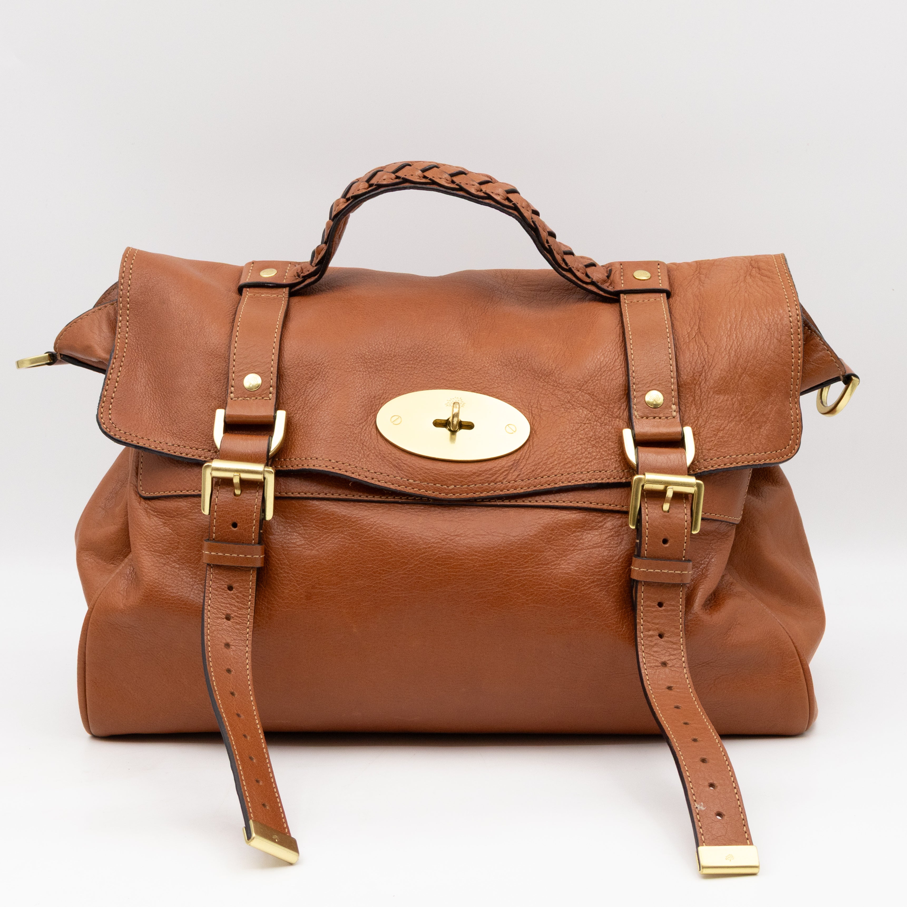 Alexa Oversized Oak Leather