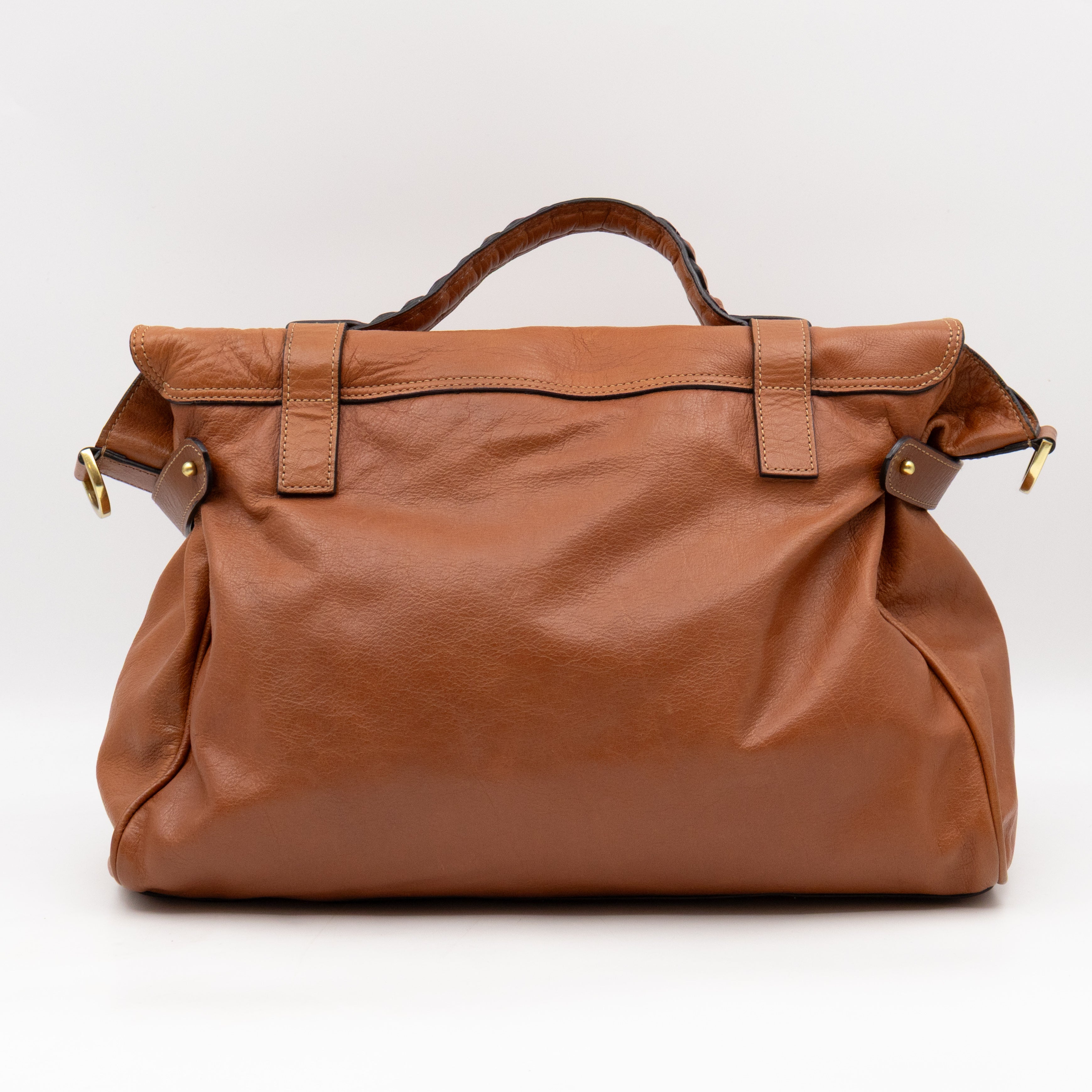 Alexa Oversized Oak Leather