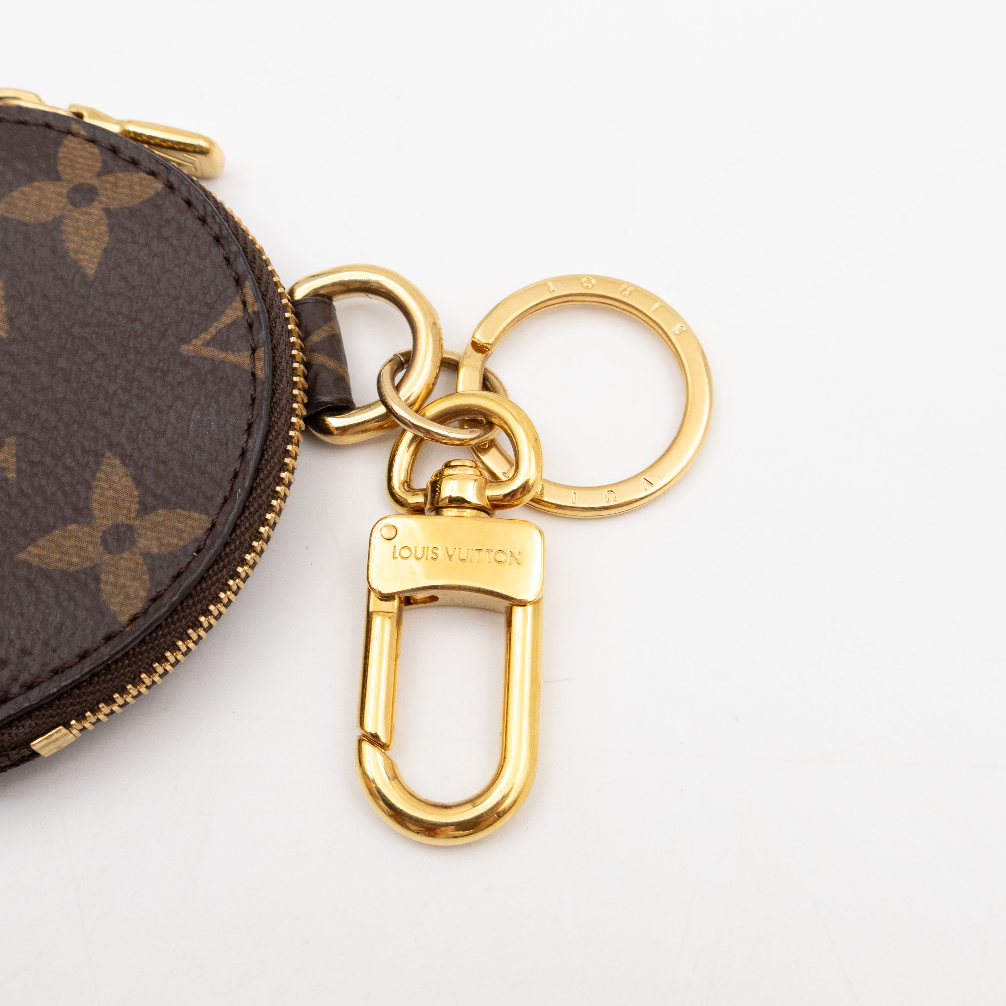 Lanyard Khaki With Coin Purse Monogram